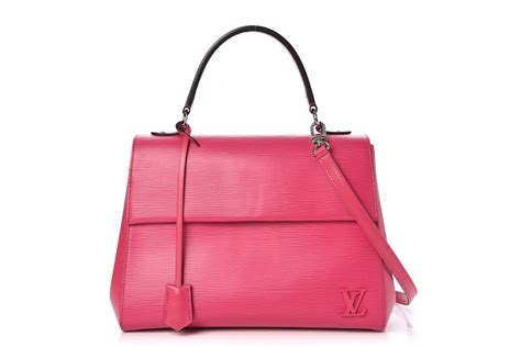 lv cluny pink|LOUIS VUITTON Epi Cluny MM Hot Pink .